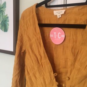 Vici Marigold Midi Dress